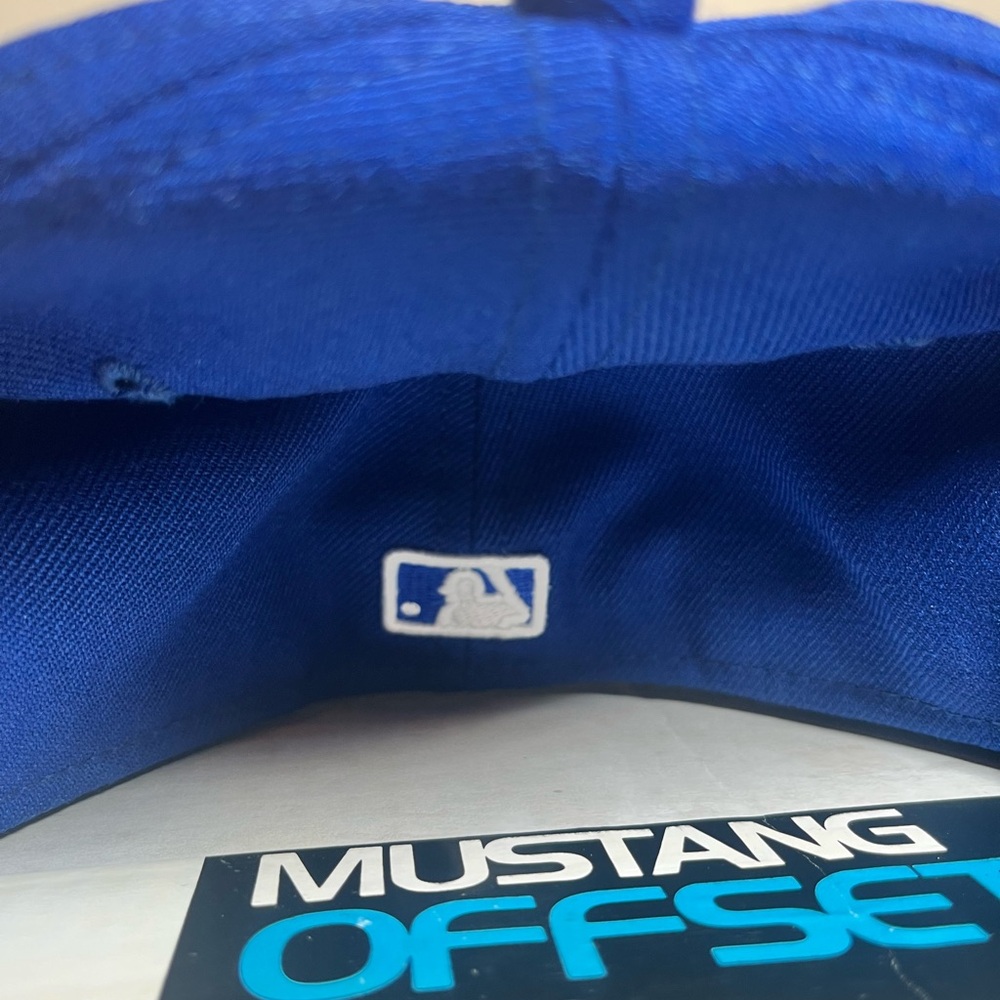 New Era Royal Blue Cap with White Logo - Picture 3 of 4